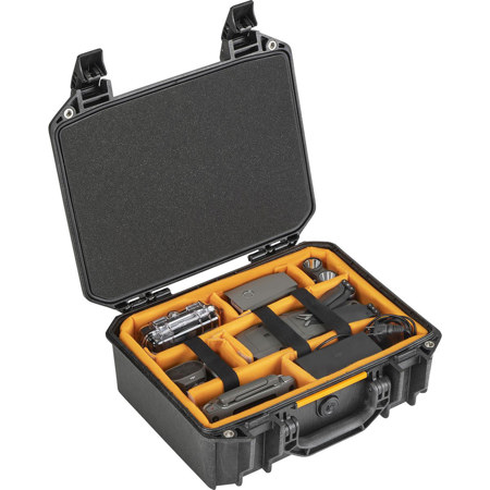 VAULT by pelican 大型防水ケース Pelican Vault V200 Medium Case with Lid Foam and Dividers, Black