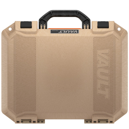 Pelican V300 Vault Large Firearm Case with Foam for Two Handguns, Tan