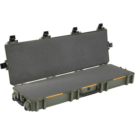 Pelican V800 Wheeled Vault Tactical Rifle Case with Foam Insert, OD Green