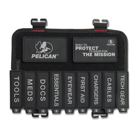 Pelican VPIDP3 ModPak Patch I.D. System for Travel Backpacks, Black