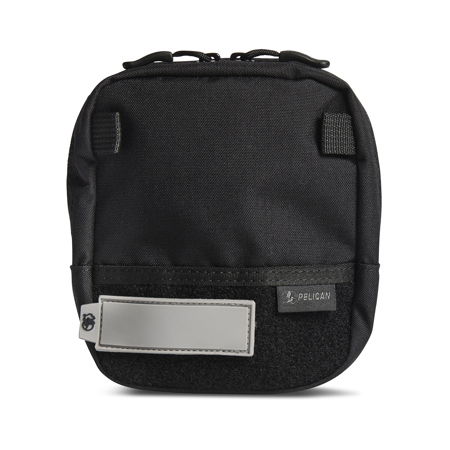 Pelican VZPH ModPak EDC Hook & Loop Pouch for 18L and 25L Travel Backpacks, Black 6 x 6"