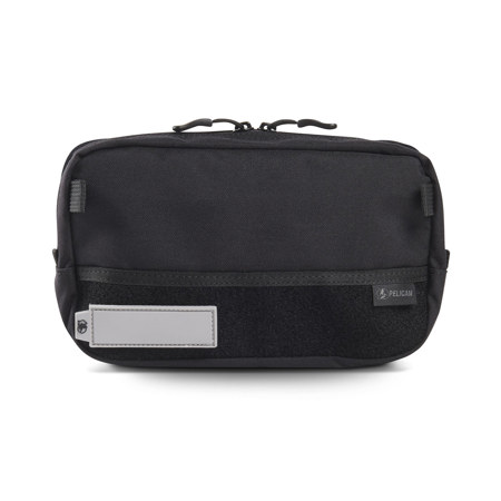 Pelican VZPH ModPak EDC Hook & Loop Pouch for 18L and 25L Travel Backpacks, Black 9 x 6"