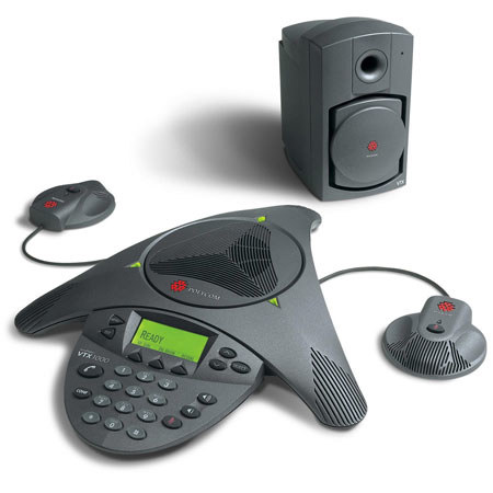 Polycom SoundStation VTX 1000 Conference Phone with Sub & EX Microphone Kit
