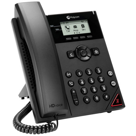 Polycom VVX 150 Entry-Level 2-Line IP Desk Phone with HD Voice