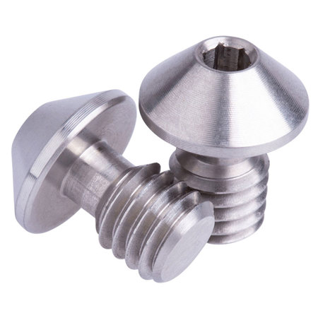 ProMediaGear A23 3/8"-16 Screw w/5/32" Head for Mounting Long Lenses, Set of 2