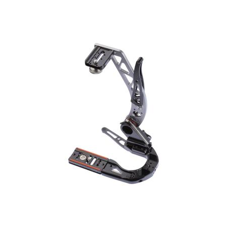 ProMediaGear BBGv2 Boomerang Flash Bracket w/Universal QR Plate, Titanium