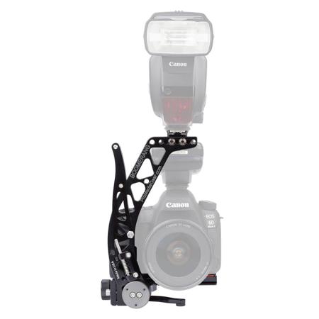 ProMediaGear BBX2 Boomerang Flash Bracket for DLSR and Mirrorless Cameras Right BLACK