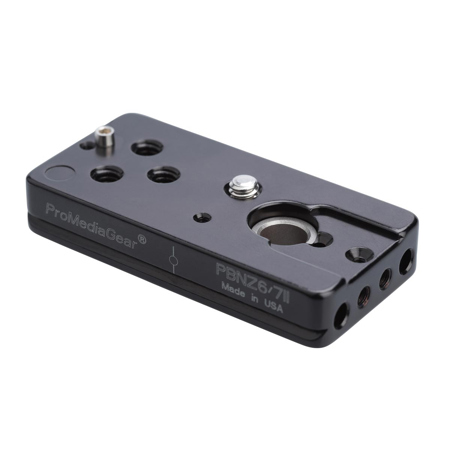 ProMediaGear PBNZ672 Arca-Swiss Bracket Plate w/SS2 Port for Nikon Z6 II & Z7 II