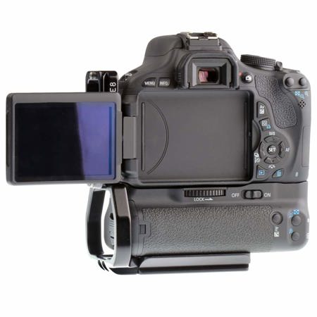 ProMediaGear PLCBGE8 L-Bracket for Canon T2i T3i 600D 550d with Grip