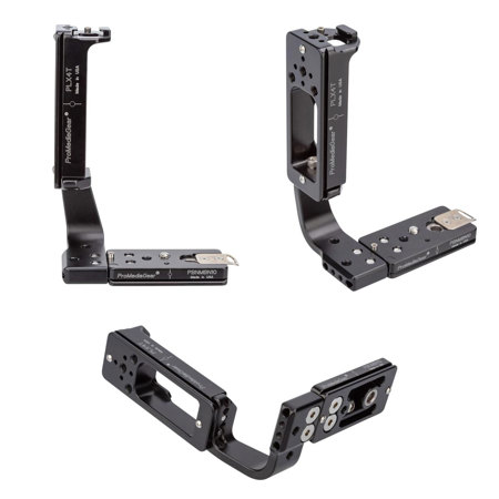 ProMediaGear L-Bracket for Nikon Z6 II/Z7 II with MB-N11 Battery Grip, QD Strap