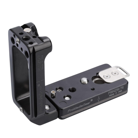 ProMediaGear PLNZ672 Arca-Swiss L-Bracket w/SS2 Strap Port for Nikon Z6 II/Z7 II