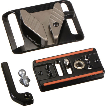 ProMediaGear SH1 Belt Holster with Sphere, Bracket Plate Adapter & Bracket Plate