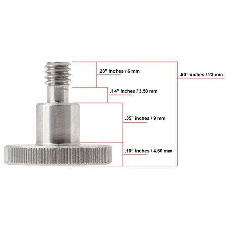 ProMediaGear ST Captive Thumb Screw, 1/4-20