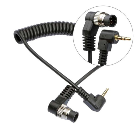 ProMediaGear Shutter Release Cable with 2.5mm to 10Pin Round Port Nikon Pro DC0