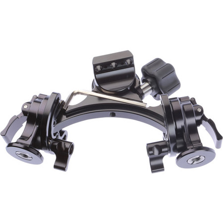 ProMediaGear VSL1M PMG-Duo Slider Rotating Mount for Two Monopods
