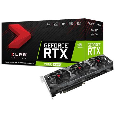 PNY Technologies GeForce RTX 2080 Super 8GB XLR8 Gaming Graphics Card, Triple Fan