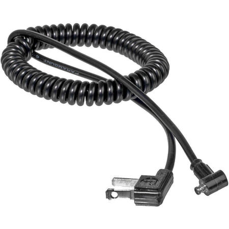 Paramount 5' Coiled Sync Cord Household to Push Lock