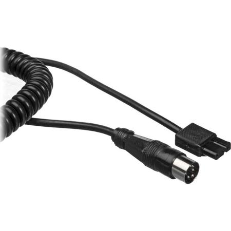 Paramount 5' Coiled Power Cord, Sunpak 500's to Turbo / Cycler HV Battery Packs.