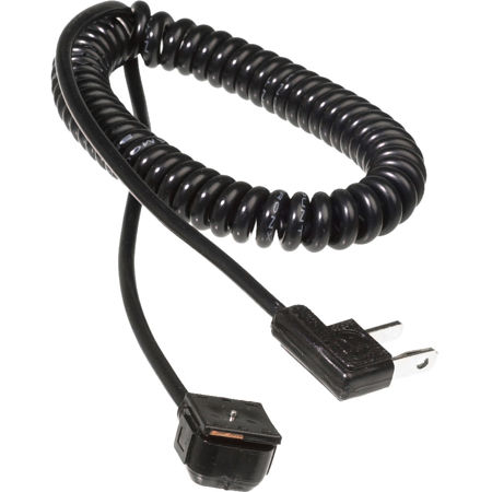 Paramount PMHS6C 5ft Coiled Sync Cord, AC to Hot Shoe