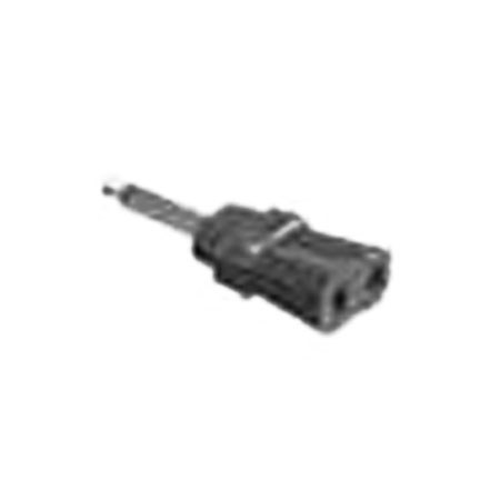 Paramount Solid Adapter Plug, 1/4" Monolite Plug to Household (AC) Female