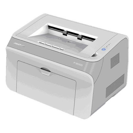 Pantum P2000 Monochrome Laser Printer - White Finish