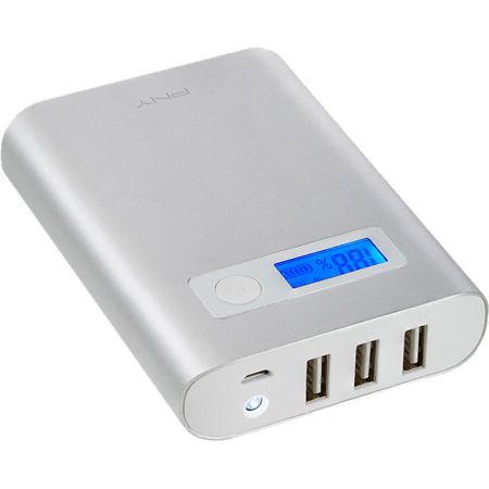 PNY Technologies AD10400 10400mAh Battery PowerPack, Silver