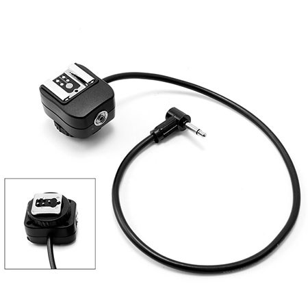 Paramount Canon ETTL Hot Shoe Female Adaptor with 3.5mm Miniphone