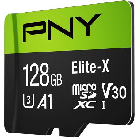 PNY Technologies 128GB Elite-X microSDXC Class 10 UHS-I U3 microSDXC Card