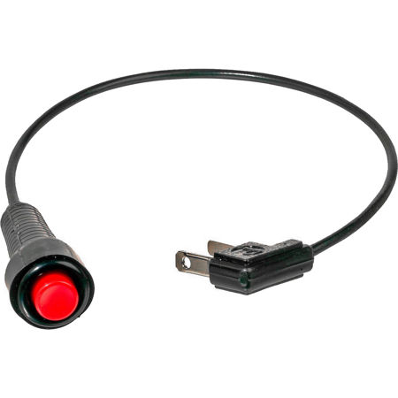 Paramount PMT1S 1ft Straight Sync Cord, Male to Tripper