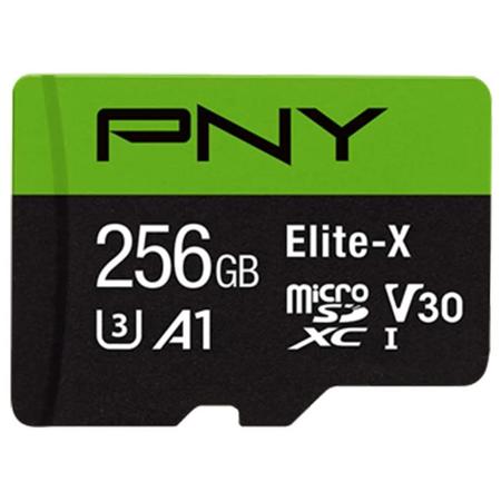 PNY Technologies 256GB Elite-X microSDXC Class 10 UHS-I U3 Flash Memory Card