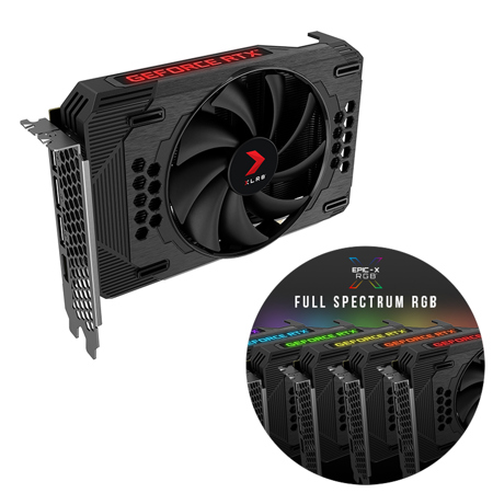 PNY Technologies GeForce RTX 3060 12GB XLR8 Gaming RGB Graphics Card, Single Fan