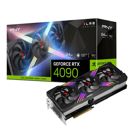 PNY Technologies NVIDIA RTX4090 24GB XLR8 VERTO EPIC-X RGB Graphics Card DLSS 3