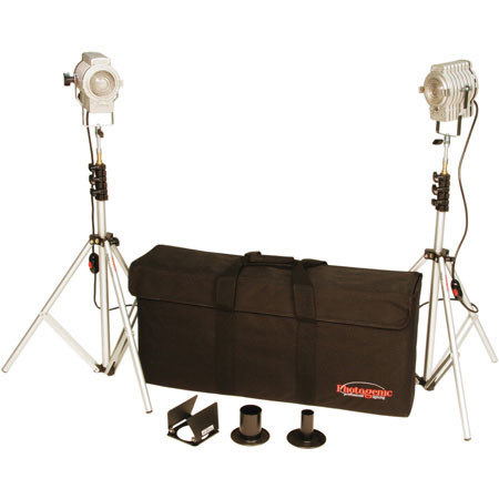 Photogenic 956782 Minispot Outfit Kit with 2 Minispots
