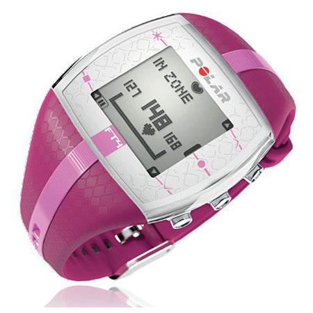 Polar FT4 Training Computer Watch with H1 Heart Rate Sensor, Purple/Pink