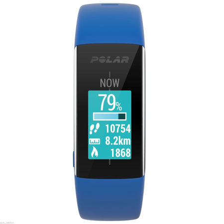 Polar A360 Fitness Tracker with Wrist-Based Heart Rate Monitor, Medium, Blue