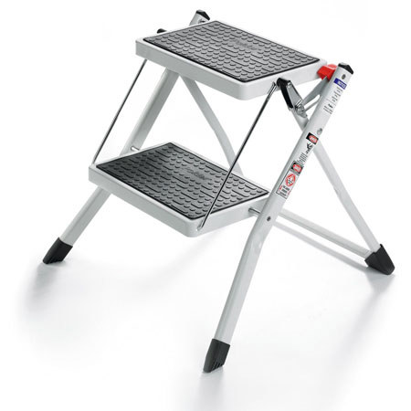 Polder 2-Step Mini Stool, White