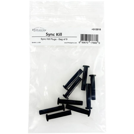 Photogenic Sync Kill Plugs for PowerLight, 9 Pack