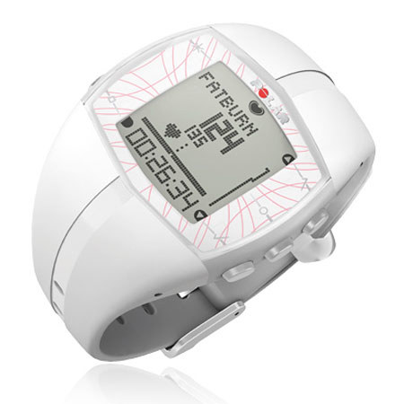 Polar FT40 Women's Heart Rate Monitor Watch, White