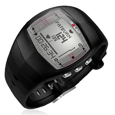 Polar FT40 Men's Heart Rate Monitor Watch, Black