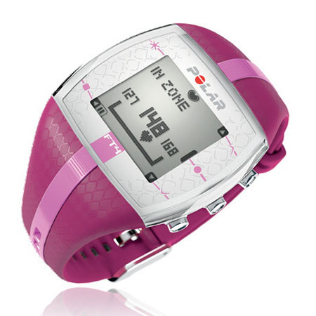 Polar FT4 Women's Fitness Heart Rate Monitor Watch, Purple / Pink