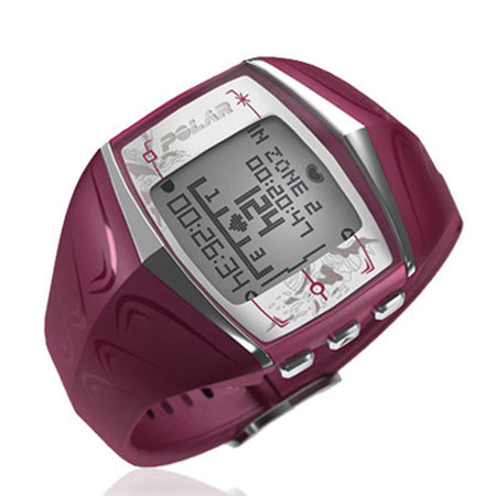 Polar FT60 Women's Heart Rate Monitor Watch, Purple 90033473