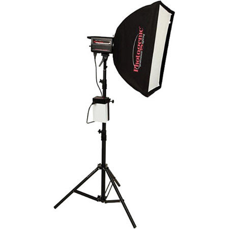 Photogenic PL1252BK ION Inverter with PL1250DRC 500W/s Flash Head Softbox Kit