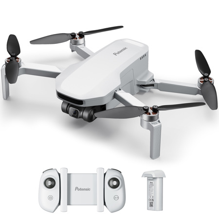 Potensic ATOM SE GPS Drone with 4K ShakeVanish EIS Camera, Pack of 1 Drone,  No Battery and Accessory Inclueded