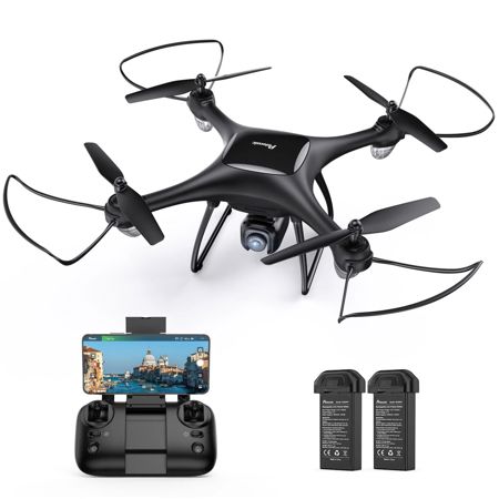 Potensic P5 FPV RC Drone with 1080P HD Wi-Fi Camera and Dual Batteries