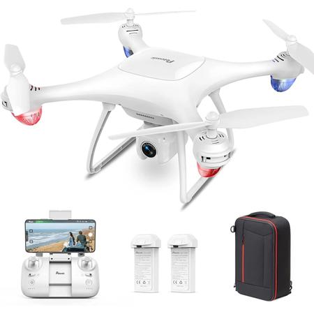 Potensic P5 FPV RC Drone with 2.7K HD Camera, Dual Batteries and Carrying Bag