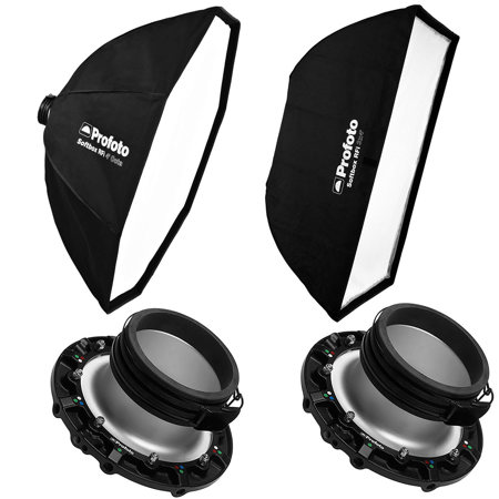 Profoto 2 Pack RFi Speedring Adaptor W/3 x 4' RFi Softbox / 4' RFi Softbox Octa