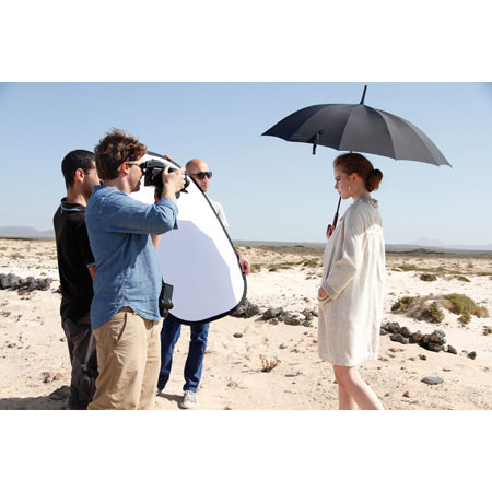 Profoto 31.49" / 80cm Medium Collapsible Reflector, White/Silver