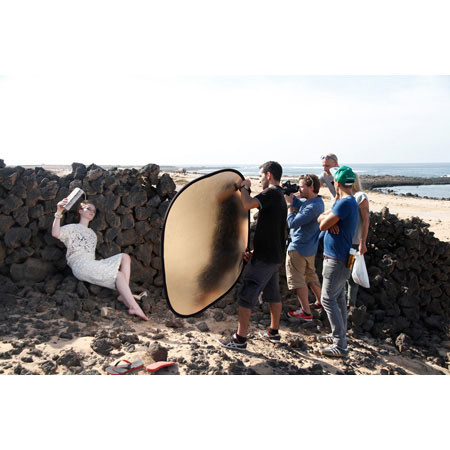 Profoto 47.24" / 120cm Large Reflector, Gold/White