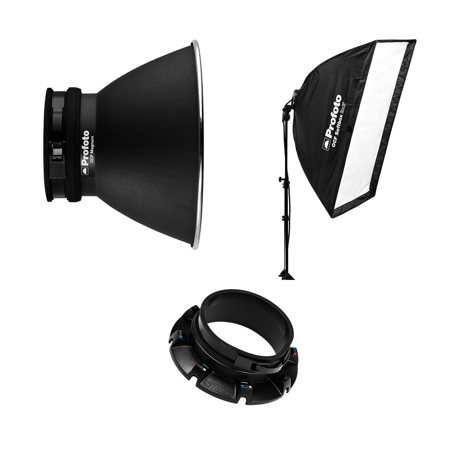 Profoto Speedring for Off Camera Flash (OCF) for Profoto B1,B2, B1X and B10s - Bundle with 2x3' Softbox and Reflector