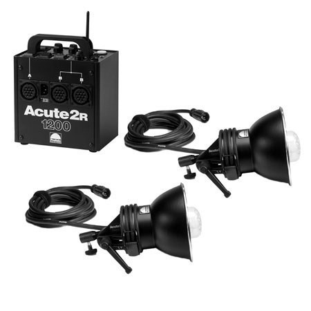 Profoto Acute2R 1200 Pro Value Pack With Two Profoto Acute2 / D4 Fan Cooled Heads.